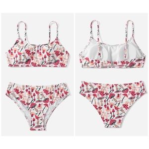 NWT Mushroom Print Fairycore Two Piece Bathing Suit Bikini Size Small S 4